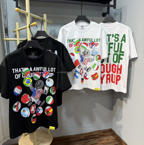 Camisetas Casuales Holgadas de Algodón 100% de Alta Calidad con Estampado 'THAT'S A AWFUL LOT OF COUGH SYRUP' para Hombre - Product Image 1