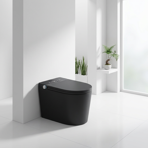 Inodoro Inteligente de Cerámica de Alta Calidad, Montado en el Suelo, con Control Remoto, Asiento con Calefacción, Secado por Aire, Funcionamiento Automático, Eléctrico - Product Image 1