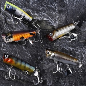 NOUVEAU OEM 8cm13g Leurres de pêche Swimbait Hélice Bionic Floating Hard Fishing Baits 5 Colors 3DEyes Artificial Hard Popper Lure - Product Image 2