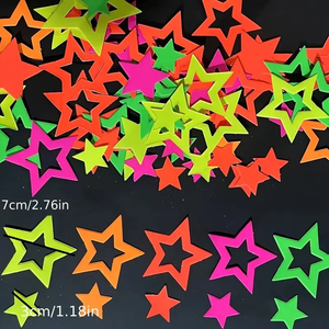 Cao cấp UV huỳnh quang giấy <span class=keywords><strong>Streamer</strong></span> & Confetti Halloween & sinh nhật đảng ảnh Booth Backdrop thiết kế cho lễ kỷ niệm - Product Image 2