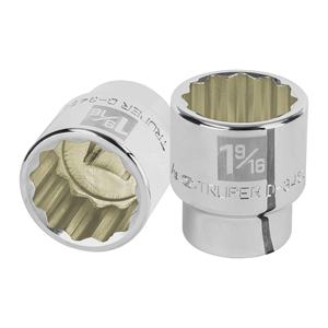 Truper D-3450 1-9/16 \ "chiave a tubo con finitura cromata 12 punti 3/4 \" unità prese profonde per la classificazione DIY supporto OEM personalizzabile - Product Image 2