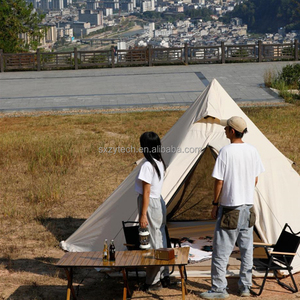 Tente de camping en plein air portable à une chambre Tissu Oxford imperméable avec alliage d'aluminium pour les camps familiaux - Product Image 4
