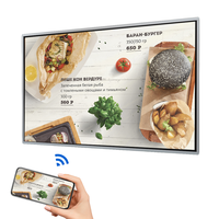 Pantalla Digital para Menú de Restaurante, Control Remoto, Software CMS, Pantalla Publicitaria de Pared, Pantalla Digital de Publicidad de 43 Pulgadas