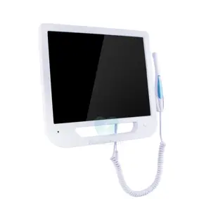 Endoscópio oral intra de 17 polegadas com usb, 5.0 3.0mp com suporte all-in-one, câmera de preço baixo oral com monitor