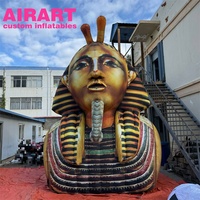 Apportez un charme mythique à toute réunion en plein air : ballon gonflable personnalisable en forme de Sphinx, mascotte de dessin animé