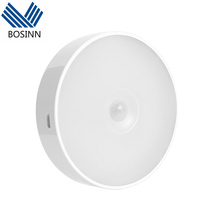 Lámpara de Pared Magnética Portátil con Sensor de Movimiento Corporal Inteligente, Detector Inalámbrico para Pasillo, Camino, Armario, Lámpara de Emergencia de Pared
