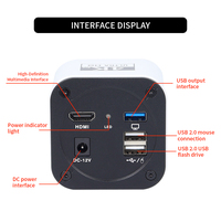 Scientific 4K 60FPS Digital Camera with IMX678 CCD Industry Video 4K Microscope Camera for Microscope