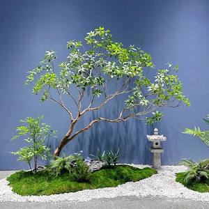 Kuda buatan mabuk kayu buatan tanaman hijau dalam dan luar ruangan tangga sudut lanskap dekorasi biometrik tanaman - Product Image 1