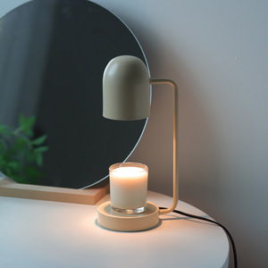 Lámpara calentadora de velas de aromaterapia de cera de vidrio eléctrica con temporizador regulable y enchufe AU para ambiente de cabecera de dormitorio - Product Image 1