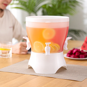 Hot Selling Plastic Manual Drink <b>Container</b> Rotary Fridge Organizer Pressing Type <b>Water</b> Flowing Cold <b>Water</b> Kettle - Product Image 1
