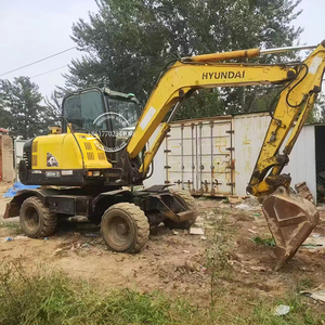 Excavadora de Ruedas Hyundai R60W-7 ROBEX 60W-7 de Segunda Mano con Alta Movilidad Original - Product Image 1