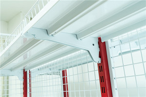 Kệ Lưới Gondola Cửa Hàng Bán Lẻ Tùy Chỉnh Giá Trưng Bày Có Dây Tiện Lợi Cho Cửa Hàng - Product Image 3