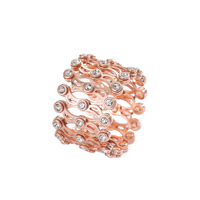 Neues Sterlingsilber S925 Herr der Ringe Ausziehbarer Ringarmreif mit Dual-Use-Design als Geburtstagsgeschenk für die Freundin