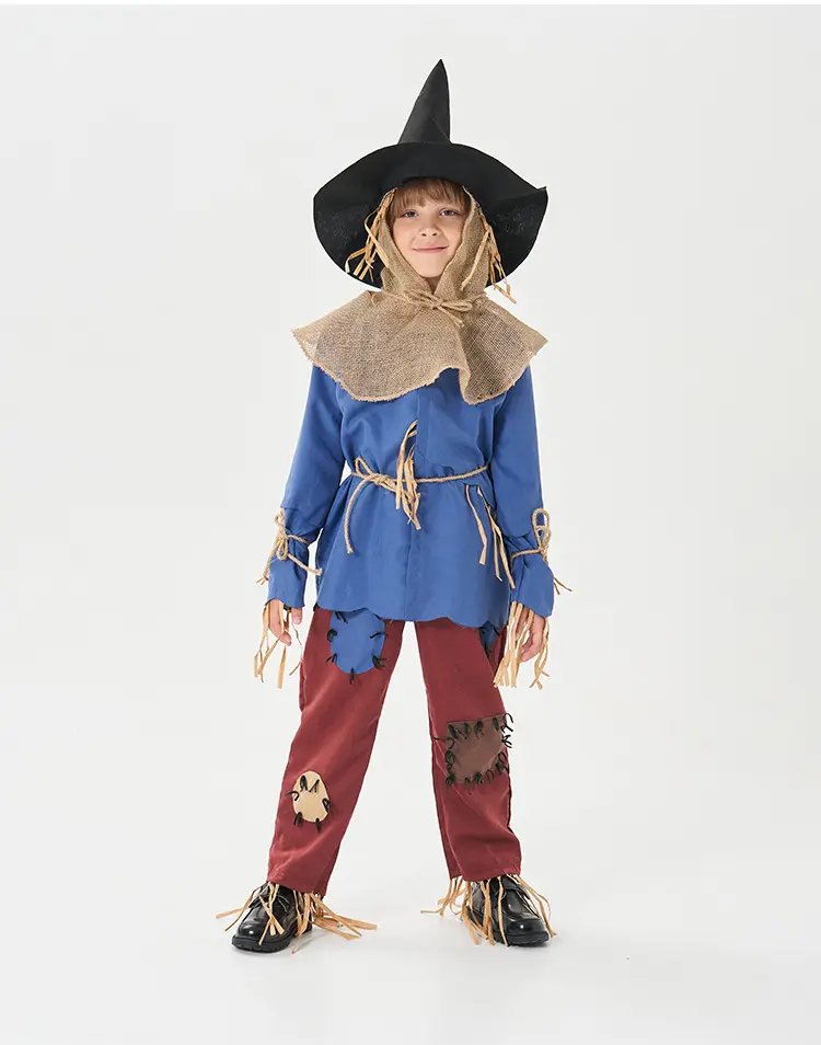 Halloween Scarecrow role play Shell Halloween Kid Performance Costume For Halloween