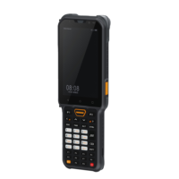 Prix d'usine Hyatta PDA industriel robuste, scanner de codes-barres portable, mobile 4G Android 14, processeur octa-core 2,2 GHz, écran 4,3 pouces, NFC, GMS