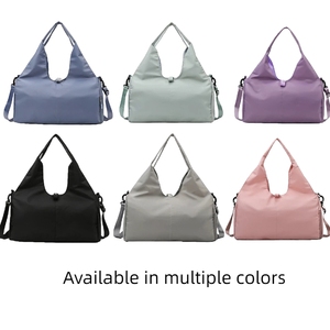 Borsa da Fitness per Donna di Alta Qualità, Separazione Asciutto/Bagnato, Grande Capacità, in Oxford, Design Geometrico, Resistente ed Elegante per <span class=keywords><strong>Viaggi</strong></span> - Product Image 5