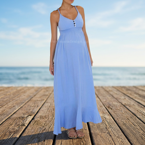 Vestido de Maternidad Nuevo de Última Moda 2026 en 100% Algodón Orgánico, Algodón Regular y Algodón de Bambú Ecológico para Mujer - Product Image 3