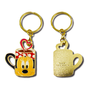 Tùy chỉnh 3D đầy màu sắc kim loại Keychain thời trang dễ thương rollercoaster vé men <span class=keywords><strong>Keyring</strong></span> cho xúc tiến tình cảm sức khỏe Tâm Thần - Product Image 3