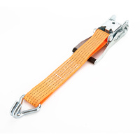 2 pouces 50mm 27 pieds 10000lbs crochet cargo arrimage sangle d'arrimage jaune ceinture personnalisée