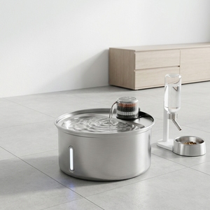Bebedero Automático Inteligente Premium para Mascotas, Acero Inoxidable 304, ABS Ecológico, Fácil <span class=keywords><strong>de</strong></span> Limpiar, para Perros, Gatos y Animales Pequeños - Product Image 1