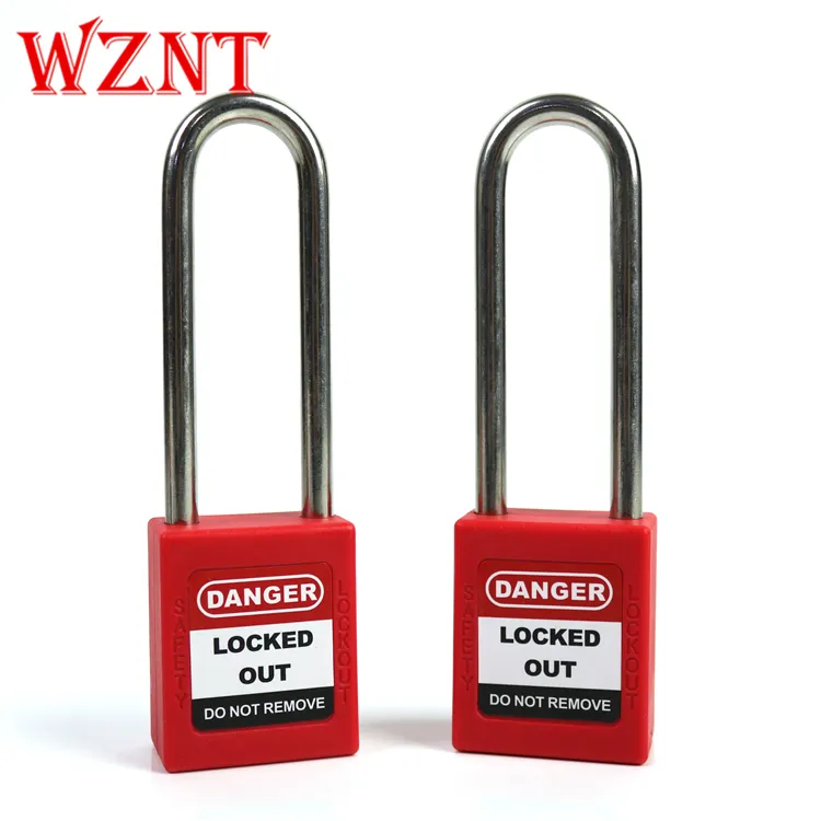 NT-76X 76MM 6mm Stainless steel Shackle Safety Lockout Loto Padlock