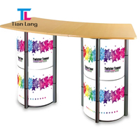 Promotion TianLang : Présentoir pliable pop-up Twister Tower, modèle TL-PLF-120, 50cm*206cm