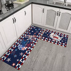 <span class=keywords><strong>Tapis</strong></span> de cuisine personnalisé USA 1776 2026 Semiquincentenaire, antidérapant, robuste et absorbant pour sol de cuisine - Product Image 4