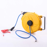 Enrouleur de tuyau d'air rétractable automatique 10m, fixation murale, pour lave-auto et l'entretien de machines-outils