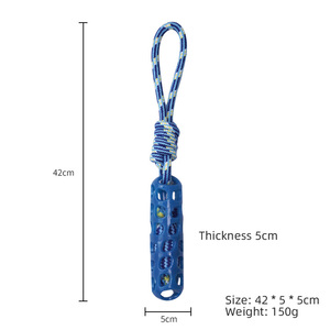 Neuer TPR Foam <span class=keywords><strong>Toy</strong></span> Milch geschmack mit stacheligem flachem Knochen kopf Große und kleine Hunde zähne, die Zähne knirschen Reinigung von Hundes pielzeug - Product Image 4