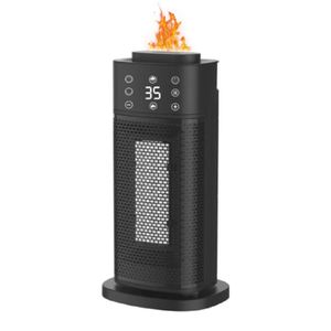 Calentador PTC Portátil con Simulación de Llama 3D, Humidificador de Vapor, Control Remoto, Soplador de Aire Caliente para Chimenea, Idea de Regalo de Año Nuevo - Product Image 1