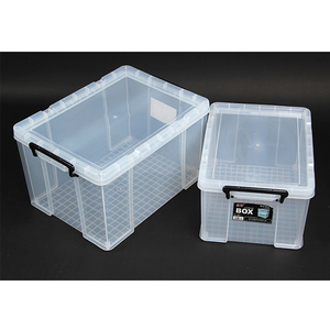 China Oem Pp Material Clear Stackable Plastic Storage Container Bins & Boxes