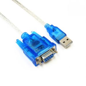 HL-340 CH340 USB ke RS232 COM Port Serial PDA 9 Pin DB9 Kabel Adaptor Male to Male <span class=keywords><strong>M</strong></span>/<span class=keywords><strong>M</strong></span> untuk PC PDA GPS Mendukung Windows 7 8 10 - Product Image 1