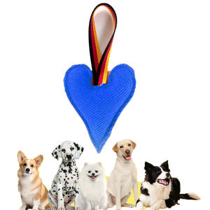 LOGO personnalisé en usine jouet de remorqueur de morsure de chien en forme de coeur fournisseurs interactifs de formation pour animaux de compagnie jouet de chien résistant aux morsures remorqueur de guerre - Product Image 1