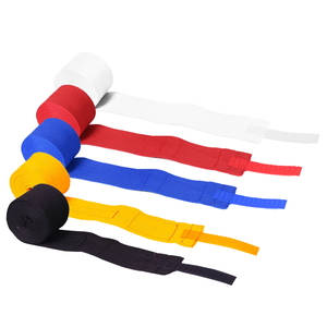 جودة عالية الأكثر مبيعًا شعار مخصص ملون مرنة الملاكمة الضمادات دعم الضمادات الملاكمة للجانبين - Product Image 4