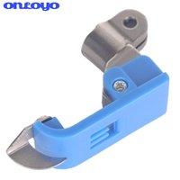 Pied presseur plat pour surjet en plastique bleu de 5,6 mm pour machine à coudre Pegasus W500 Siruba F007 Yamato, accessoires de machine à coudre