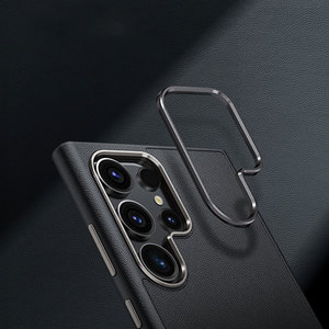 Laudtec เคสโทรศัพท์หนัง Sjk710สีล้วนผิวเป็นมิตรหรูหราเรียบง่ายป้องกันรอยขีดข่วนสำหรับ Samsung S24 S23 S22 Plus - Product Image 2