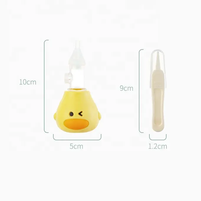 Customized High Quality Manual Baby Nose Cleaning Soft Silicone Nasal Aspirator For Baby