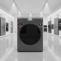 Secadora de Ropa Eléctrica Grande de 13 kg con Función Automática para Uso Doméstico y Comercial