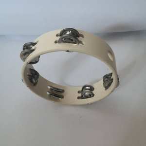 Grande Quantité Bon Prix Instrument à Percussion à Son Clair Cadeau Musical Bois <span class=keywords><strong>Tambourin</strong></span> Double Cloches 8 Pouces - Product Image 4