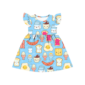 Yiwu Yiyuan-Vestido <span class=keywords><strong>de</strong></span> manga acampanada para niñas, vestido <span class=keywords><strong>de</strong></span> diseño a la moda para bebés <span class=keywords><strong>de</strong></span> 12 meses - Product Image 5