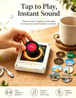 Autocollant magnétique personnalisé pour le Coran, aimant de réfrigérateur - Lecteur de musique DIY NFC en acrylique, écologique, couleur et design personnalisables