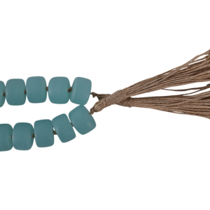 Ghirlanda di Perline con Nappe in Juta per Decorazione Domestica, Moderno Ornamento da Parete per Bagno, Ufficio, Soggiorno - Product Image 6