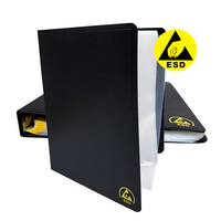 Porte-documents antistatique ESD ALLESD PP format A4, 50 pages, pour bureau