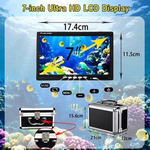 7 Inch HD Visual Fish Finder Underwater <b>Camera</b>, <b>Night</b> <b>Vision</b> Fishing <b>Camera</b> for Anchor Fishing & Ice Fishing - Product Image 4
