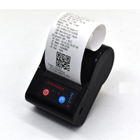 Printer Label Thermal Mini 58mm Dapper Handheld, Pembuat Label Ponsel Portabel, Resolusi 203dpi, Baterai 2000mAh