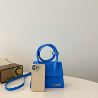 Bolso de Mano Cruzado Cuadrado Pequeño y Elegante de Color Sólido con Bolsillo para Teléfono, Estilo Nuevo