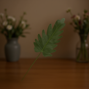 Feuille artificielle élégante et petite pour décoration, type de fleur mixte, en plastique, technique de moulage - Product Image 2