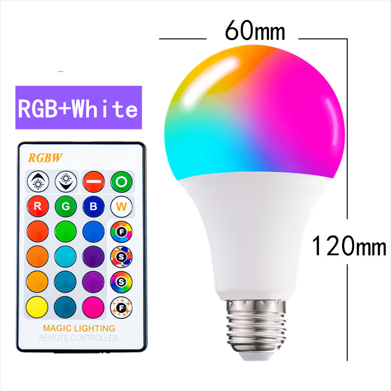 Tuya Smart E27 E26 B22 RGB LED Bulb WiFi Dimmable Color Changing Lamp Work with Alexa Google Home for Home Party Decor
