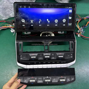 หน้าจอแอนดรอยด์ 13 ขนาด 12.3 นิ้ว พร้อมระบบ CarPlay และ GPS สำหรับ Toyota Land Cruiser LC300 ปี 2022-2023 รุ่น EXR & GXR อัปเกรดเป็น VXR พร้อมแผงควบคุมแอร์ด้านหลัง - Product Image 4