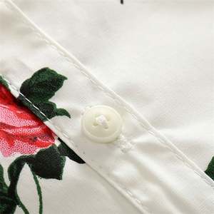 Conjuntos de Ropa Casual de Verano para Niños, Camisas con Corbata de Flores + Pantalones Cortos, Traje de Caballero de 2 Piezas - Product Image 4